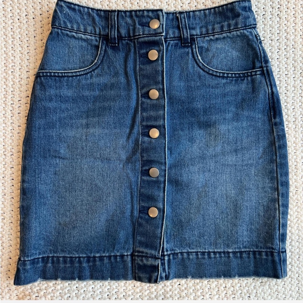 H&M Blue Denim Skirt